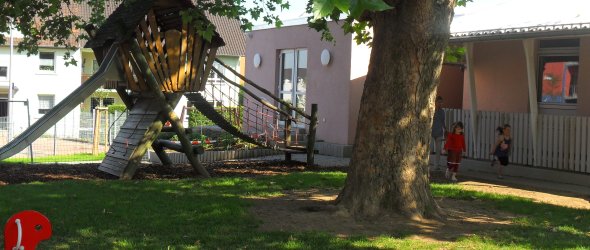 Bild: Außengelände Kita Richard-Wagner-Straße