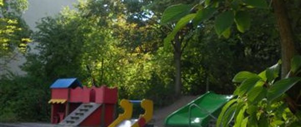 Bild: Außengelände Kita Steinkaut