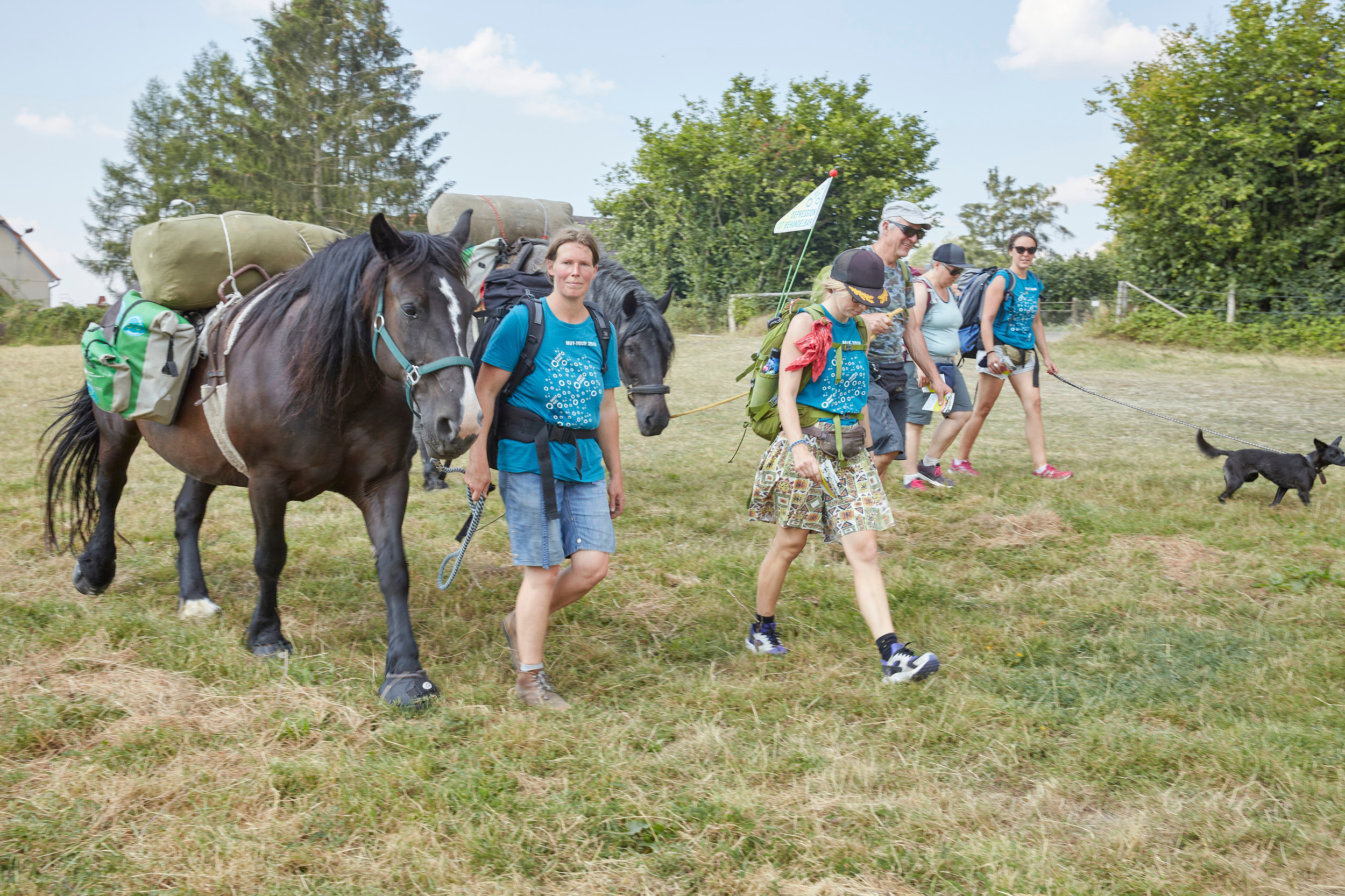 Bilder der Wanderetappe der MUT-TOUR 2020