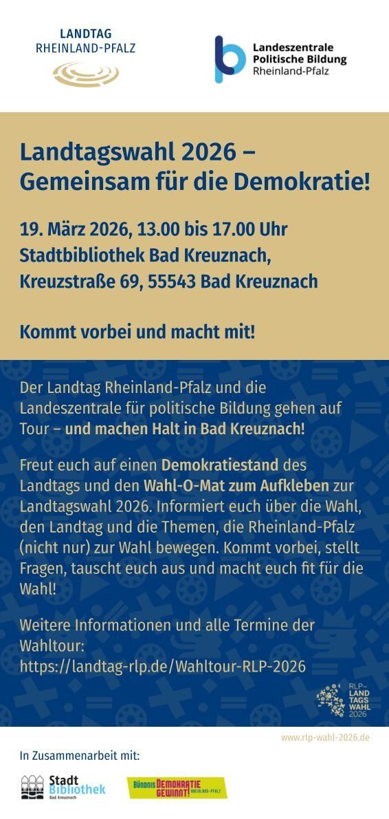 Landtagswahl Flyer Kopf