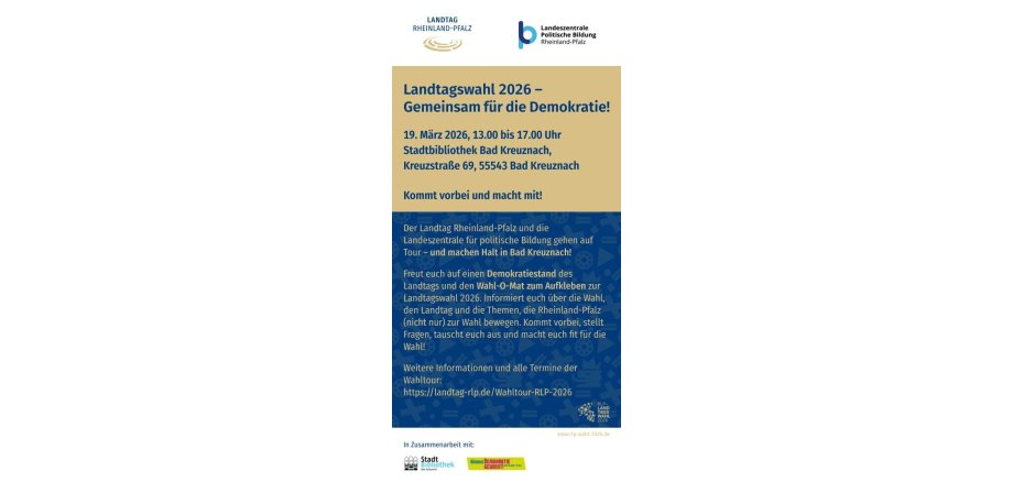Landtagswahl Flyer Kopf