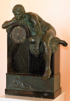 Bild: Bildhauerkunstwerk: Hugo Cauer, Genius der Zeit.