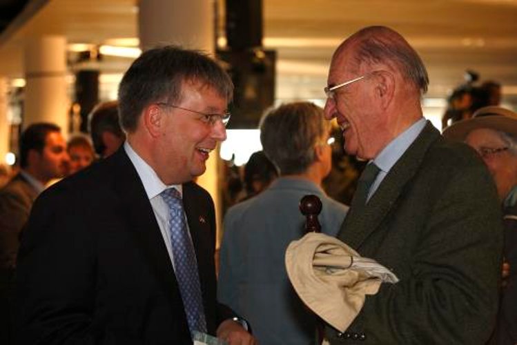 Bild: Andreas Ludwig mit Bernard de Gaulle