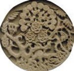 Bild: "Baum des Lebens" Mauerkopf-Medaillon Hochwasserschutz Roseninsel