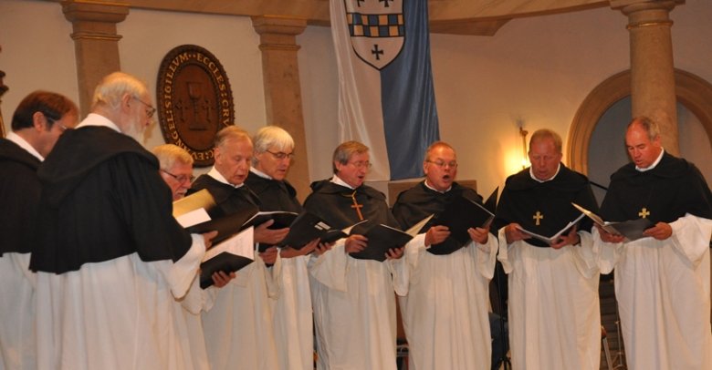 Foto: Musik aus dem Mittealter: Die Gesangsgruppe Chorale Augustiniense aus Pfaffen-Schwabenheim