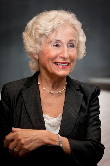 22 September 2011 Holocaust survivor and museum volunteer, Susan Warsinger sits for a formal portrait
