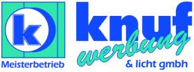 Dieses Bild zeigt das Logo der Firma Knuf-Werbung&Licht GmbH